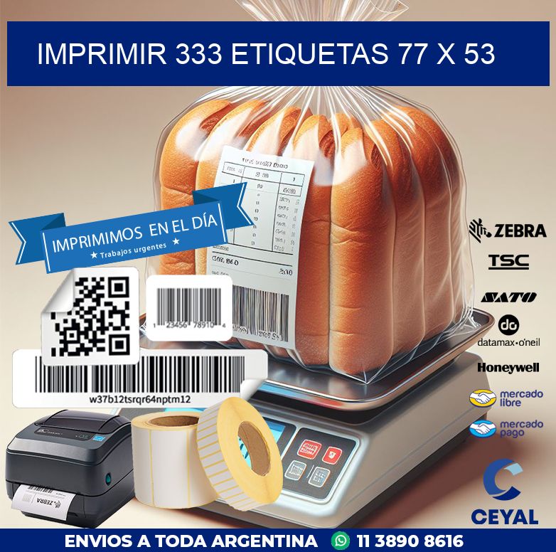 IMPRIMIR 333 ETIQUETAS 77 x 53
