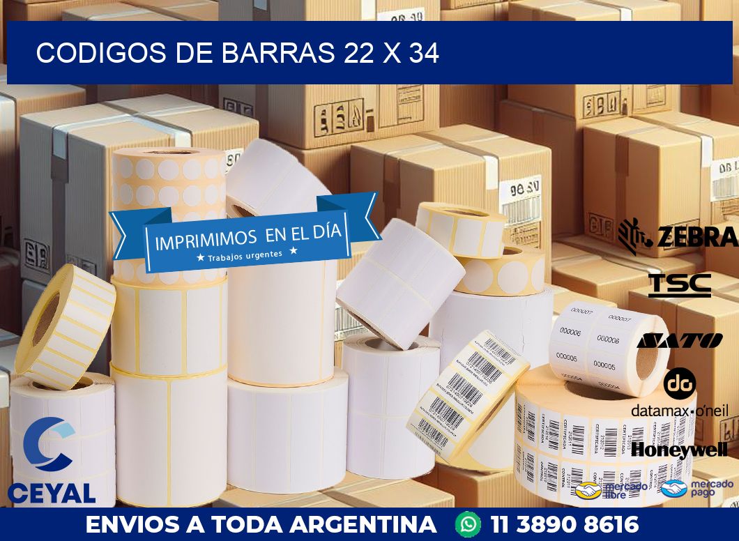 codigos de barras 22 x 34
