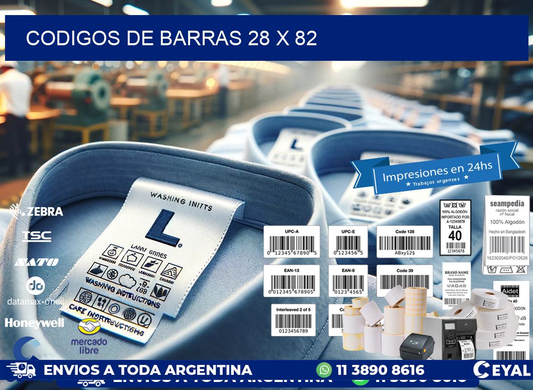 codigos de barras 28 x 82