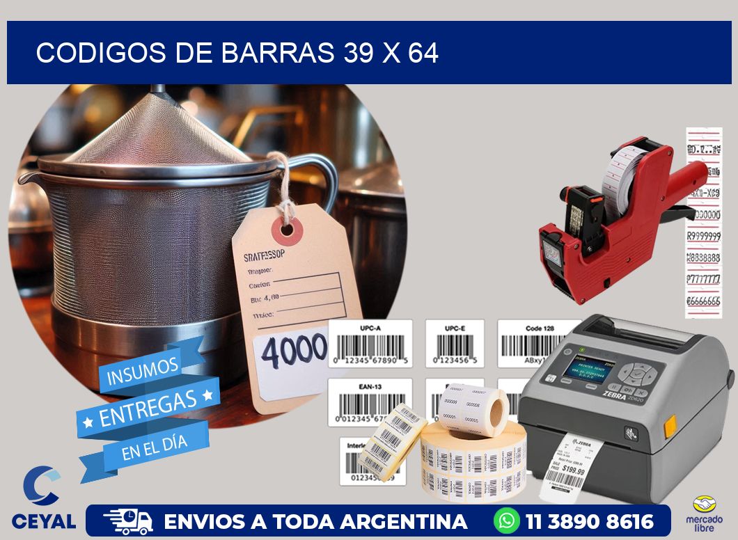 codigos de barras 39 x 64