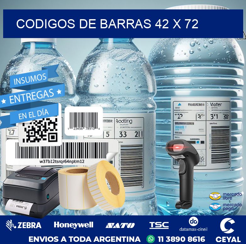 codigos de barras 42 x 72