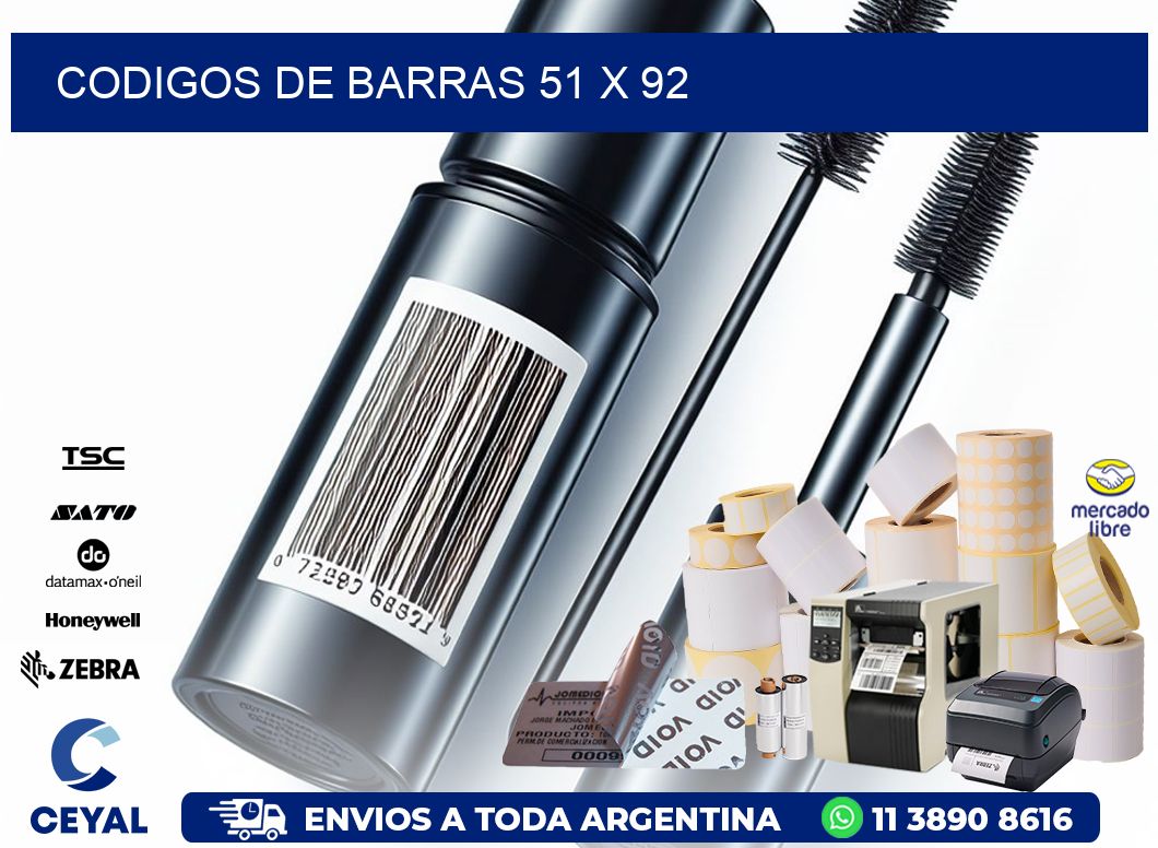 codigos de barras 51 x 92