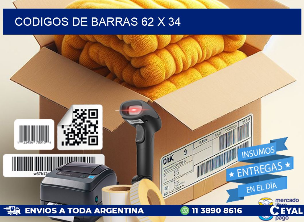 codigos de barras 62 x 34