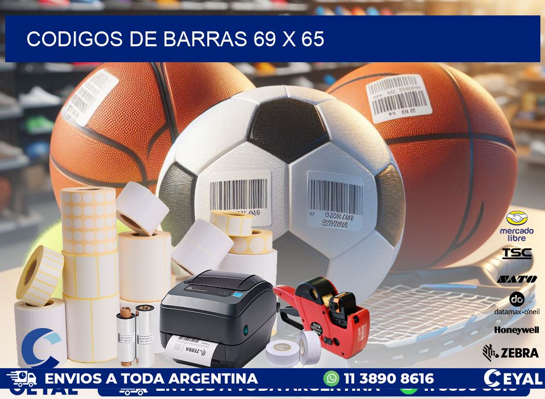 codigos de barras 69 x 65