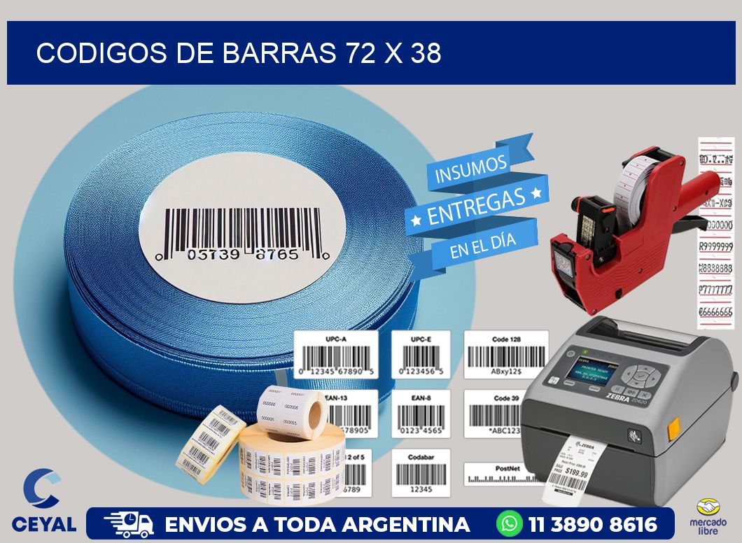 codigos de barras 72 x 38