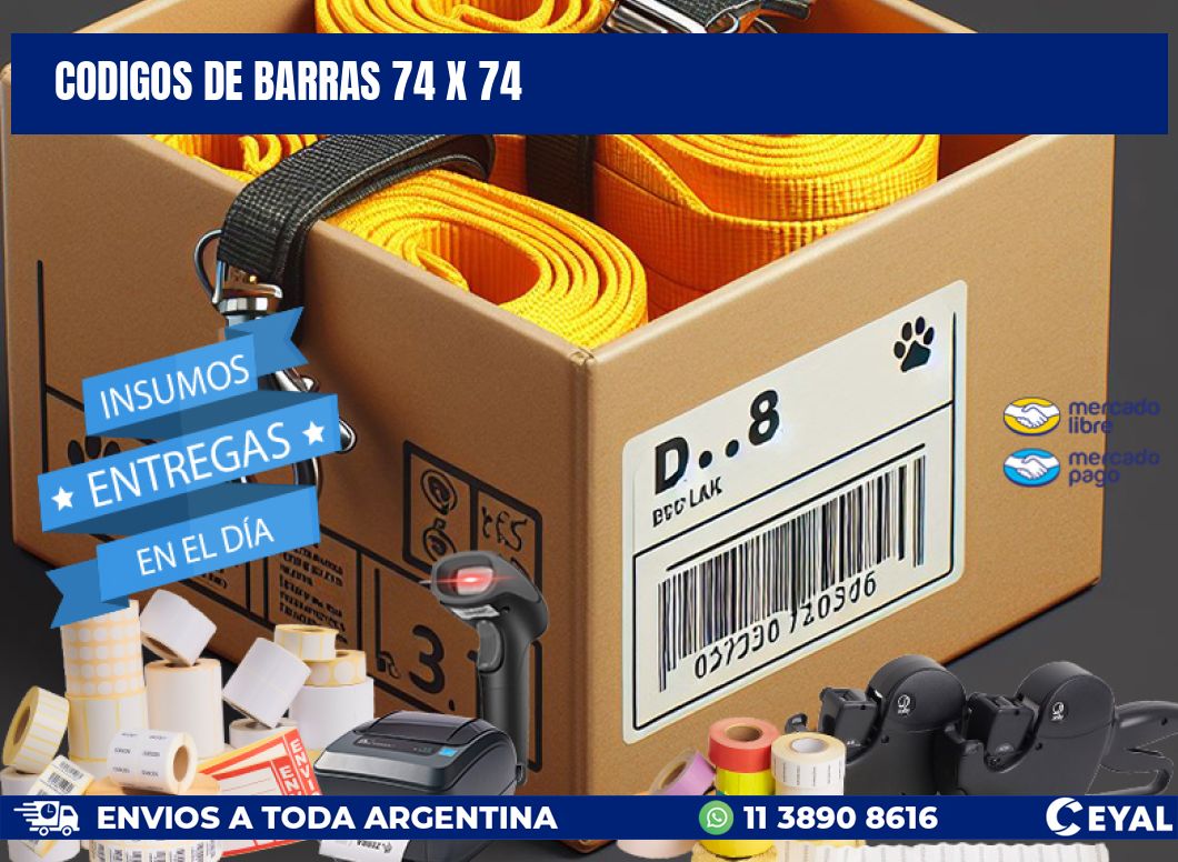 codigos de barras 74 x 74