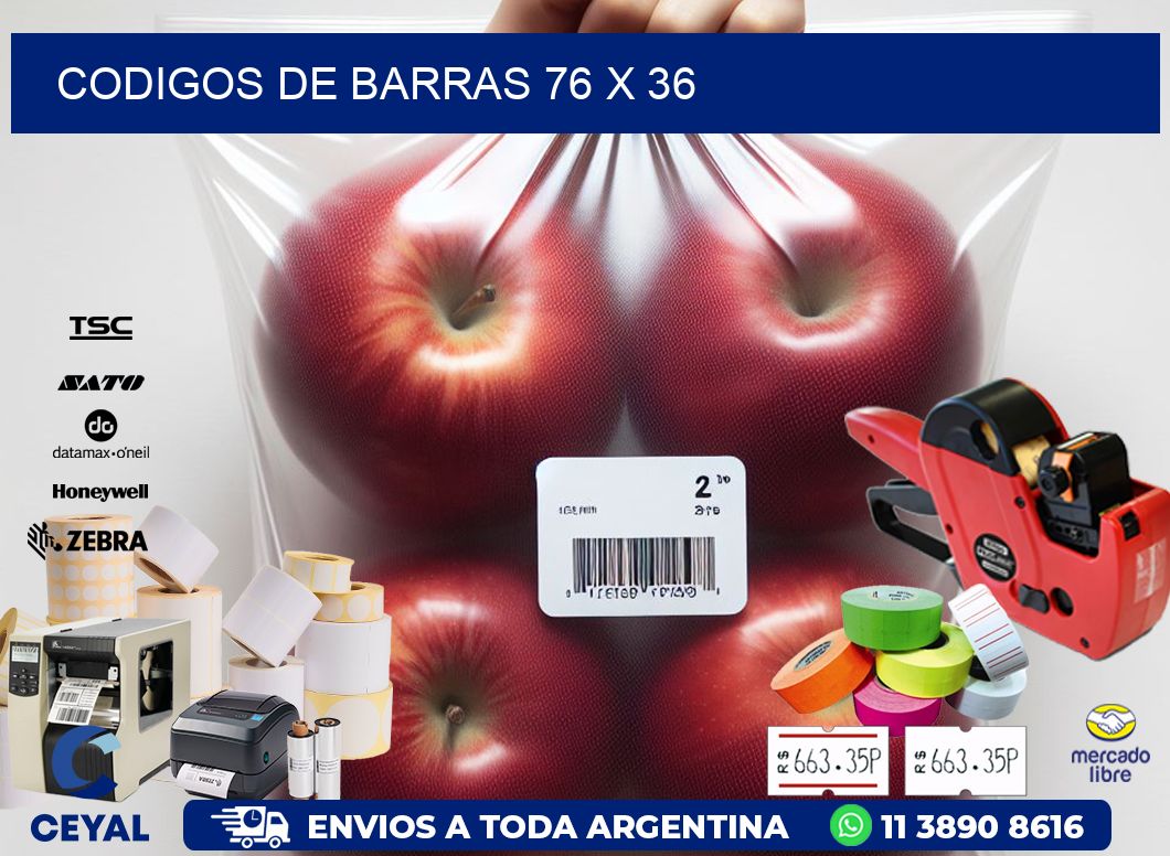 codigos de barras 76 x 36