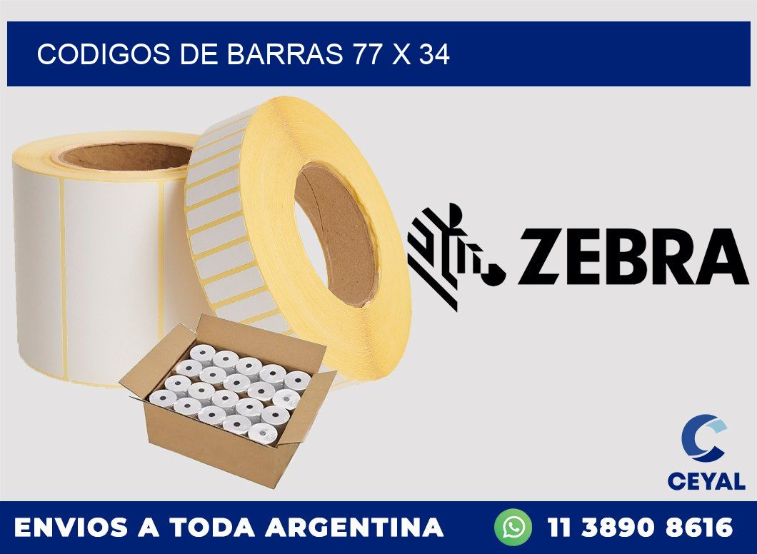 codigos de barras 77 x 34
