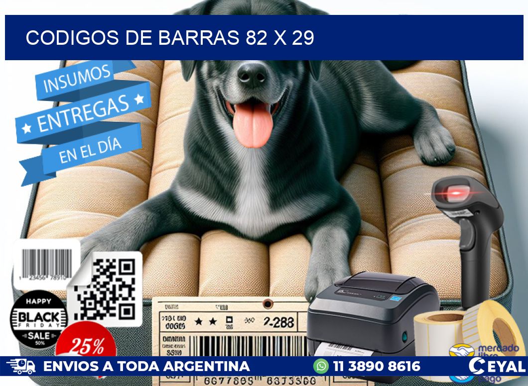 codigos de barras 82 x 29