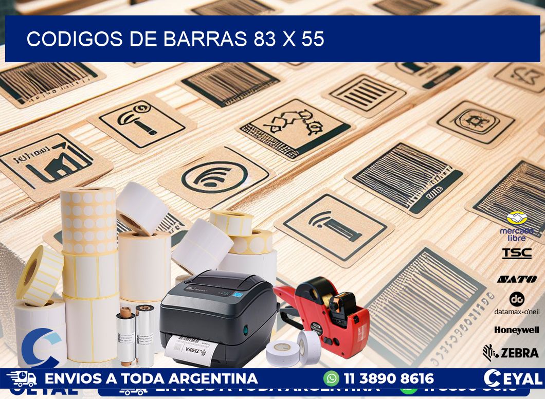 codigos de barras 83 x 55