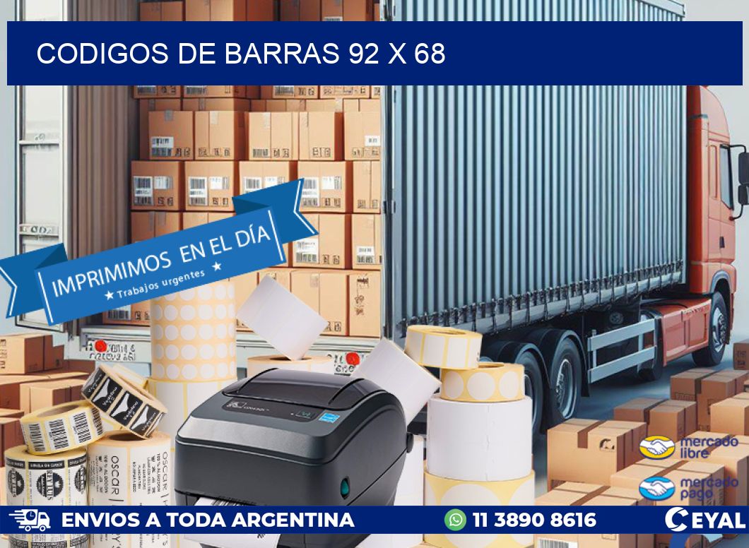 codigos de barras 92 x 68