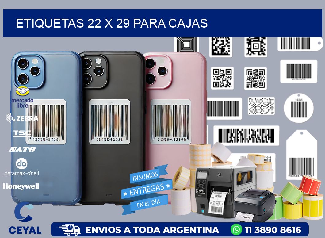 ETIQUETAS 22 x 29 PARA CAJAS