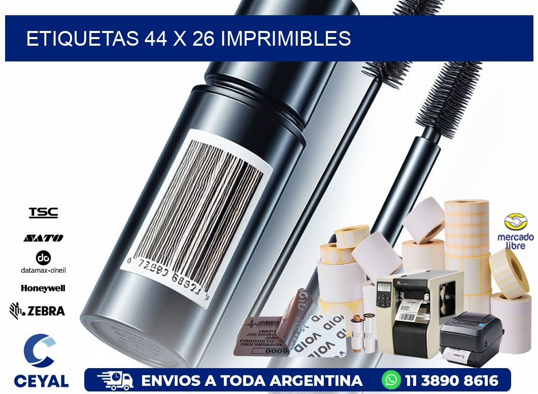 ETIQUETAS 44 x 26 IMPRIMIBLES
