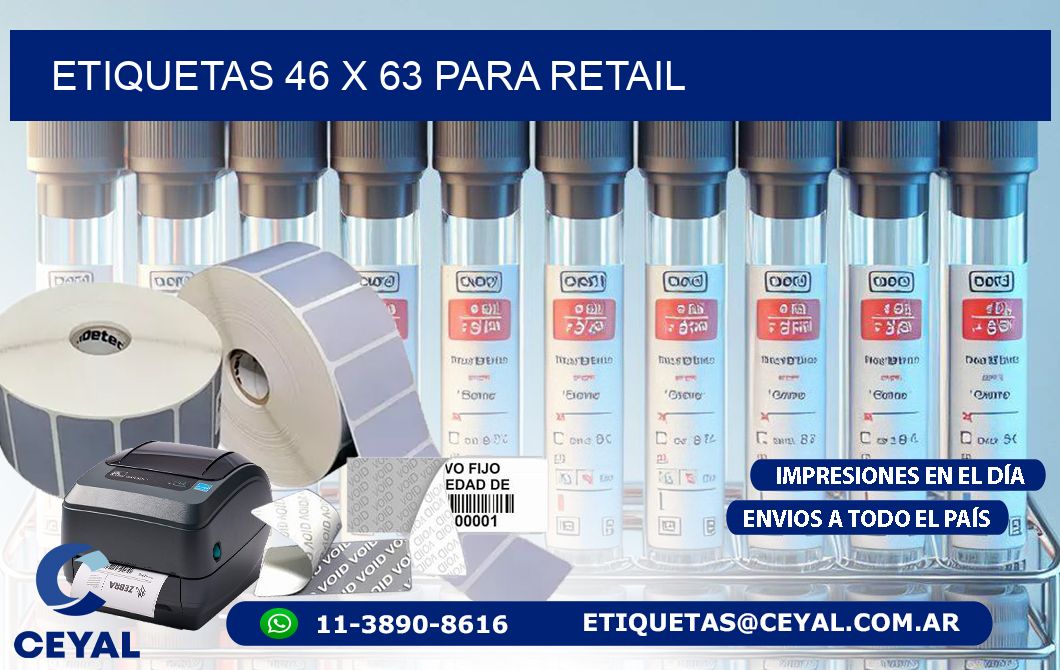 ETIQUETAS 46 x 63 PARA RETAIL