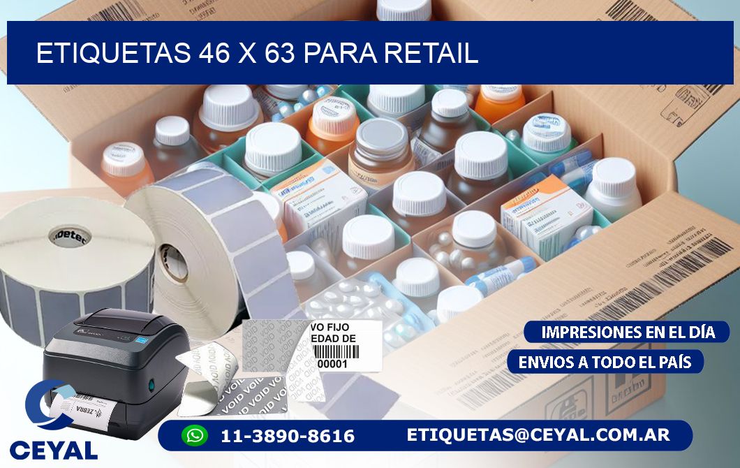 ETIQUETAS 46 x 63 PARA RETAIL