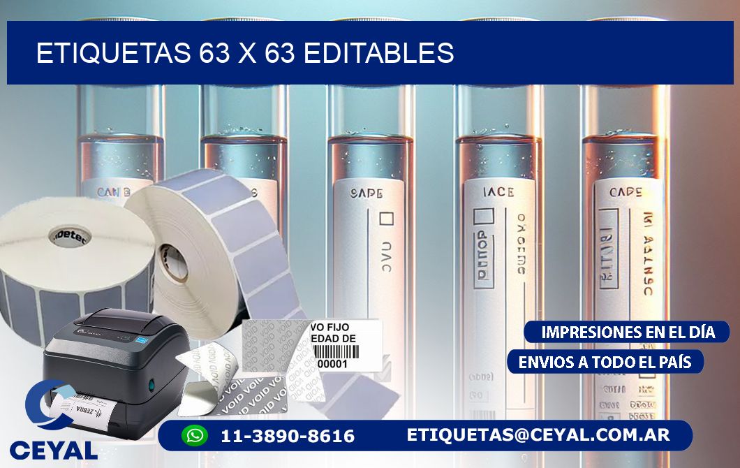 ETIQUETAS 63 x 63 EDITABLES