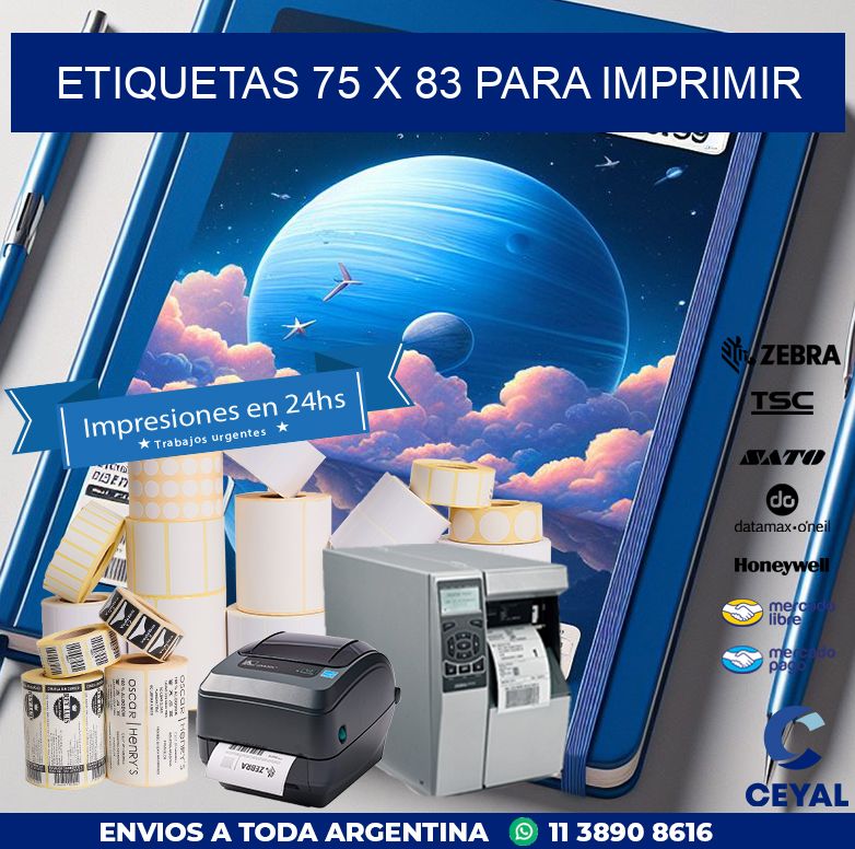 ETIQUETAS 75 x 83 PARA IMPRIMIR