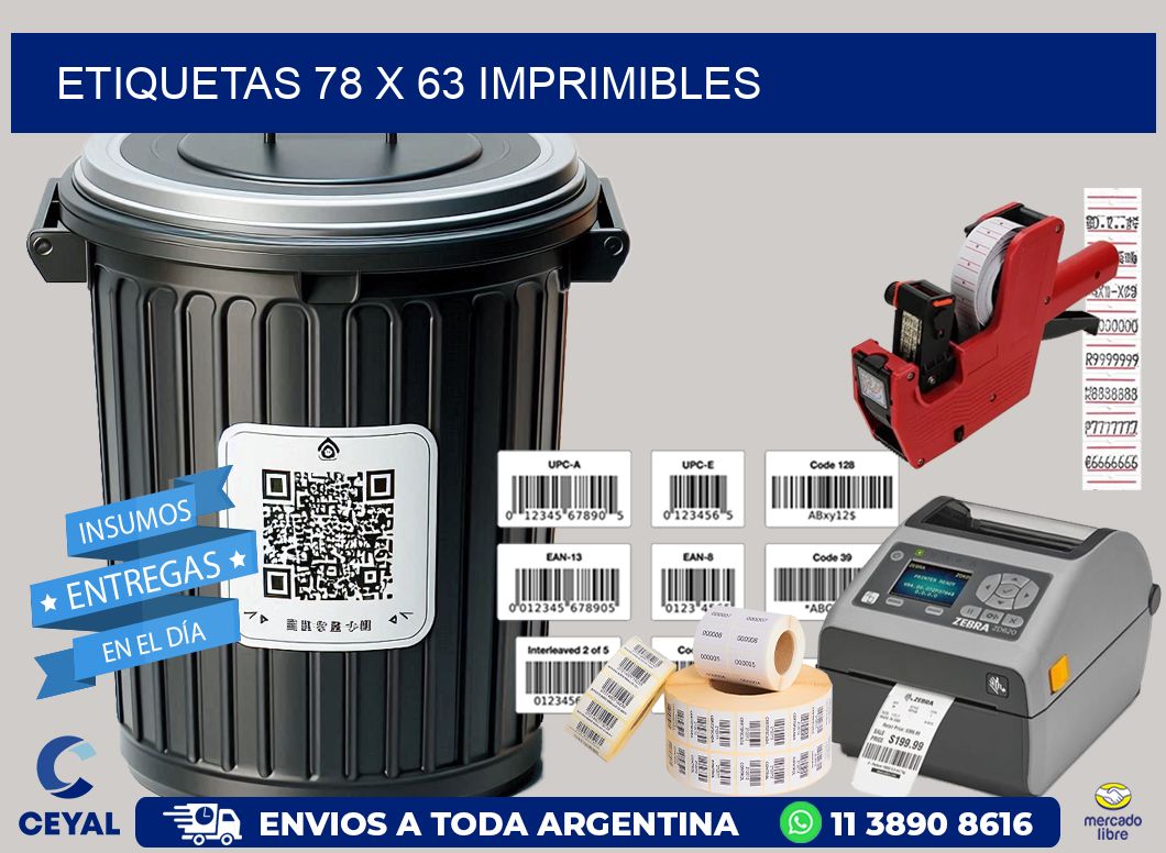 ETIQUETAS 78 x 63 IMPRIMIBLES