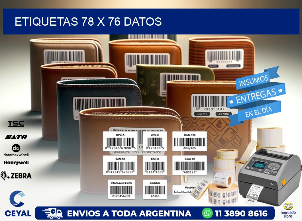 ETIQUETAS 78 x 76 DATOS