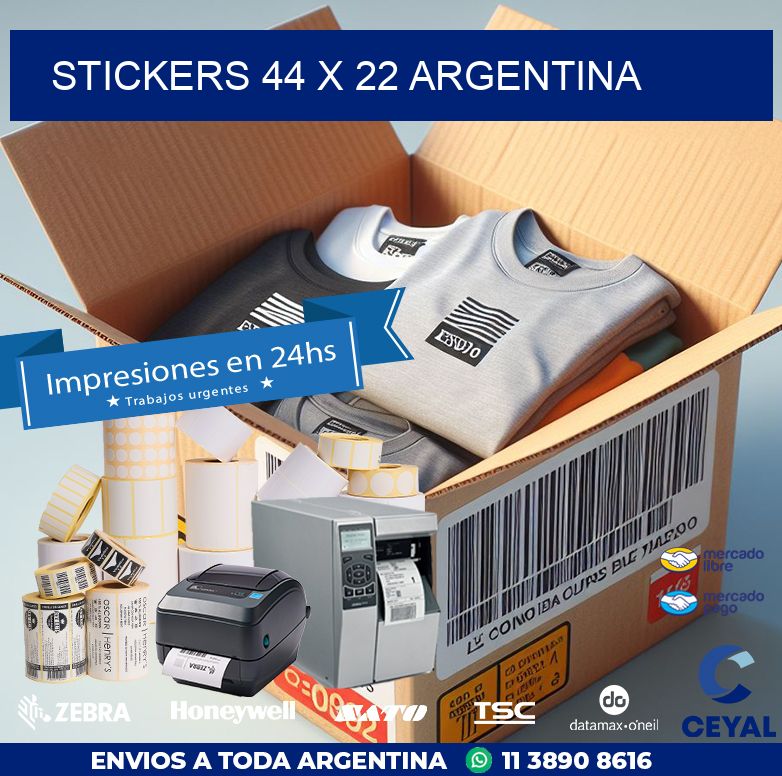 STICKERS 44 x 22 ARGENTINA