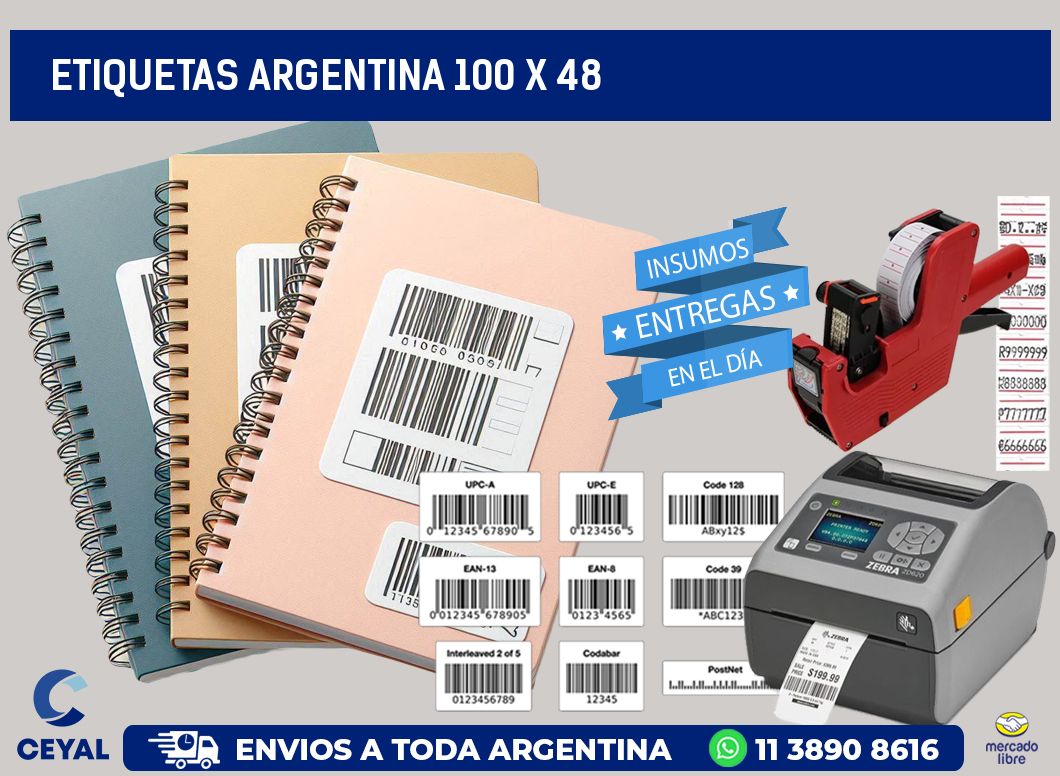 etiquetas argentina 100 x 48