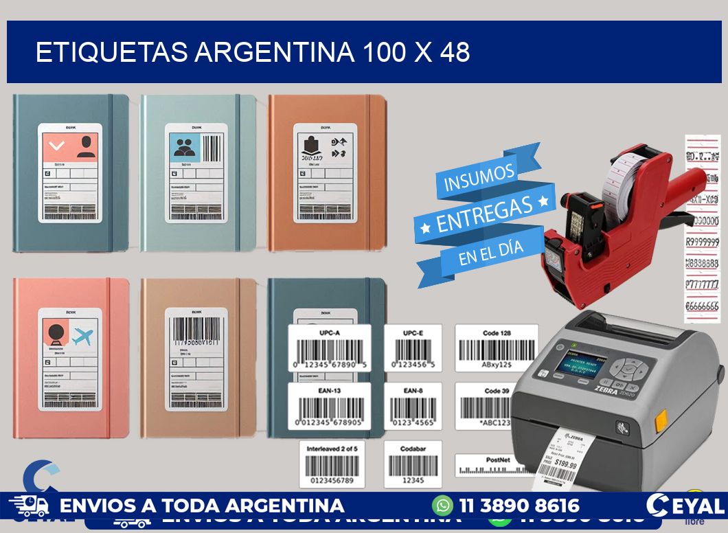 etiquetas argentina 100 x 48