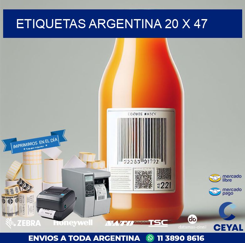 etiquetas argentina 20 x 47