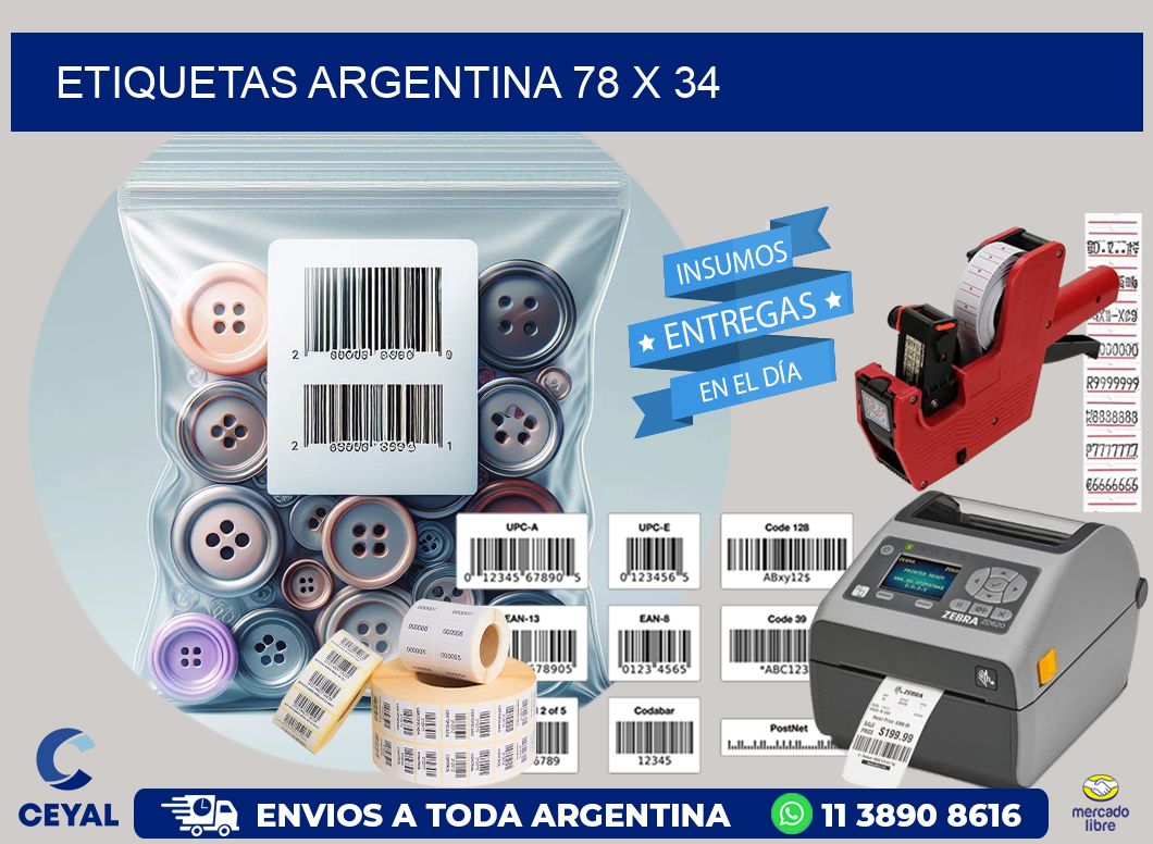 etiquetas argentina 78 x 34