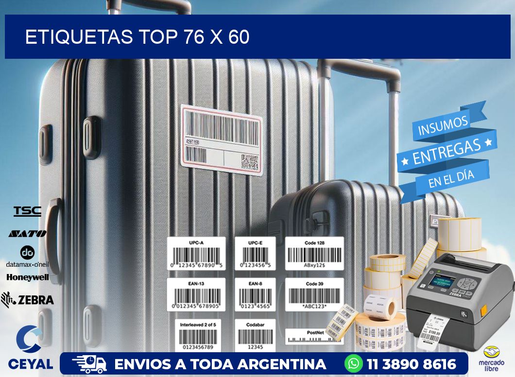 etiquetas top 76 x 60