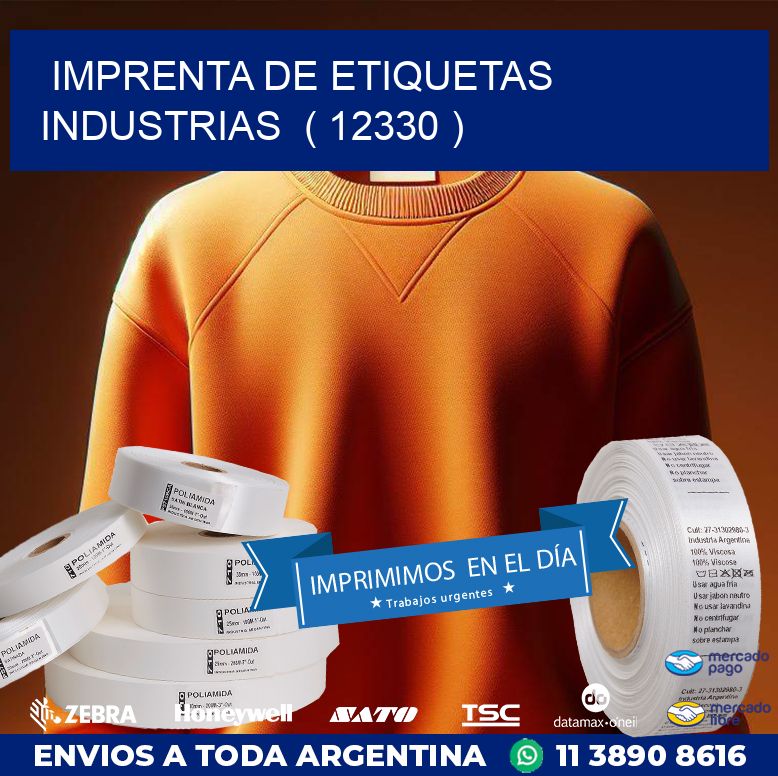 imprenta de etiquetas industrias  ( 12330 )