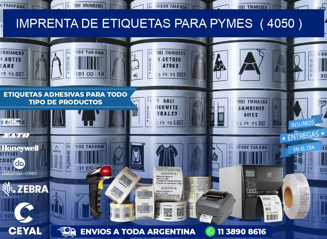 imprenta de etiquetas para pymes ( 4050 )