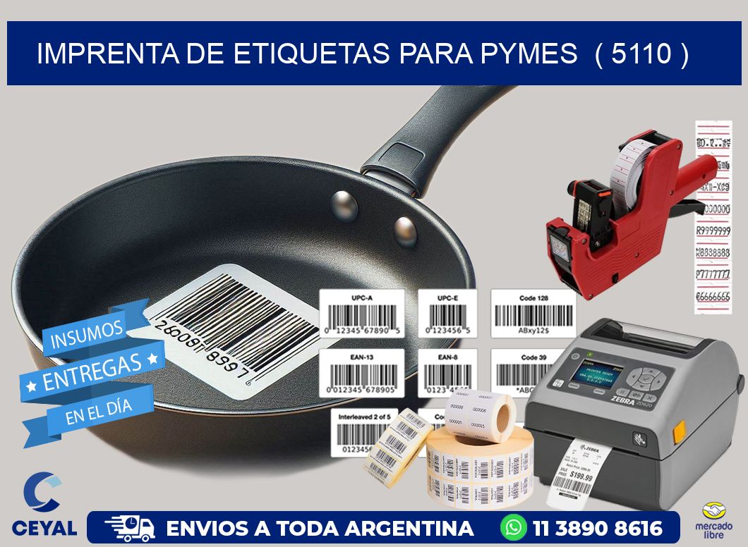 imprenta de etiquetas para pymes ( 5110 )