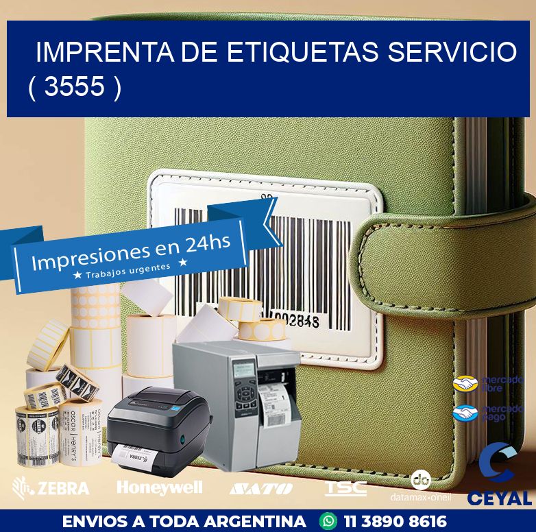 imprenta de etiquetas servicio ( 3555 )