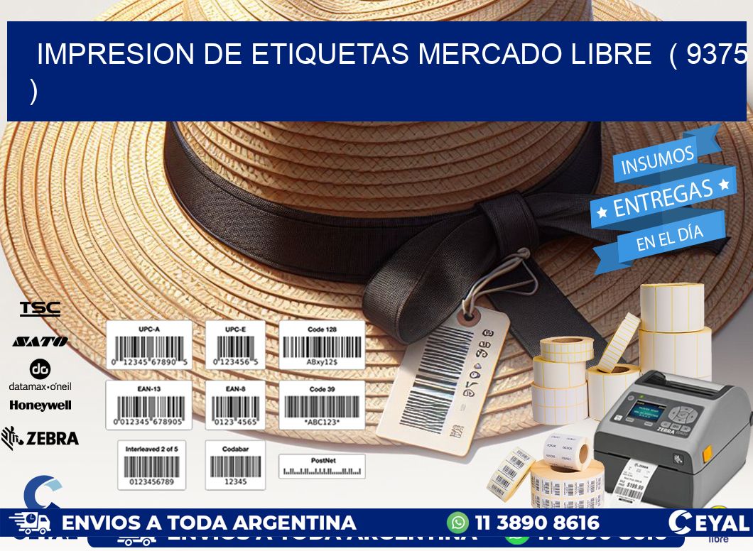 impresion de etiquetas mercado libre  ( 9375 )