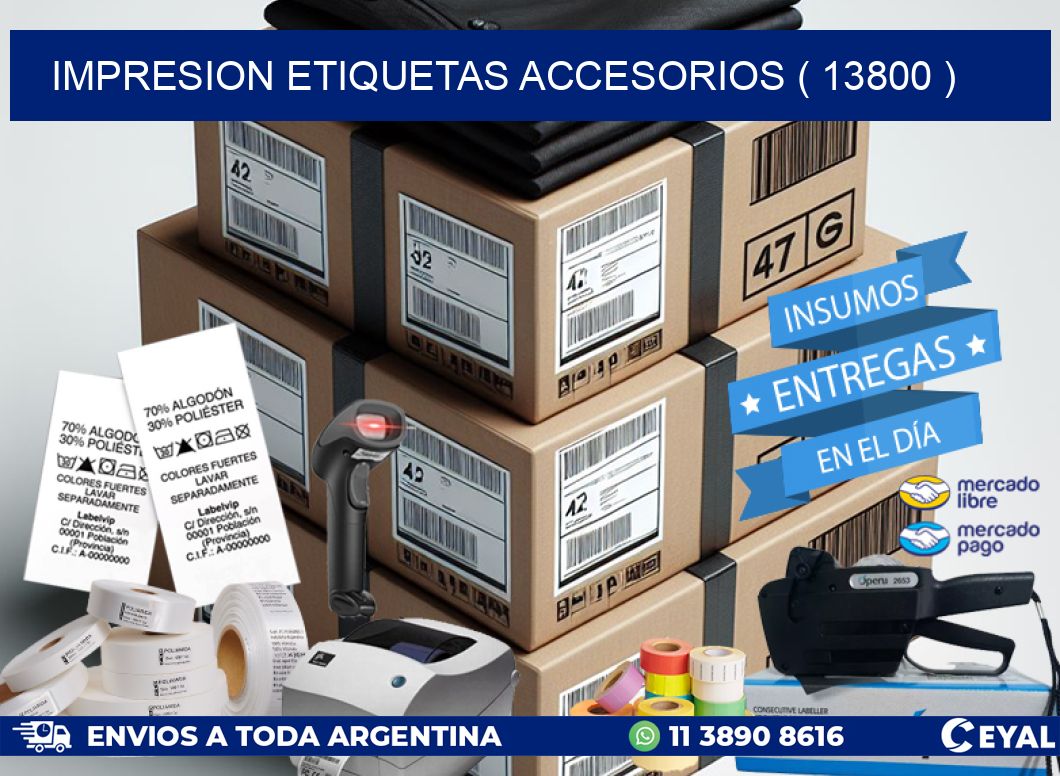 impresion etiquetas accesorios ( 13800 )