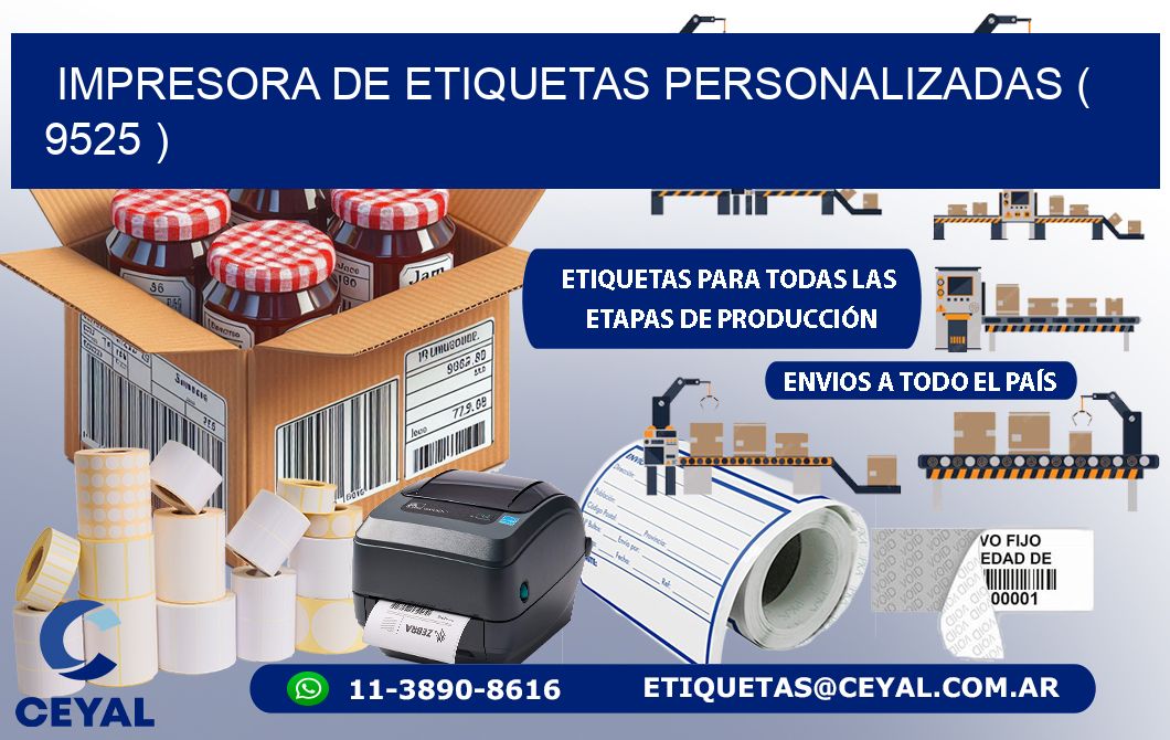 impresora de etiquetas personalizadas ( 9525 )