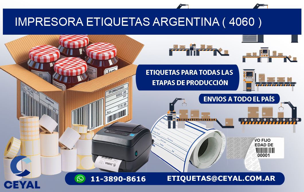 impresora etiquetas argentina ( 4060 )