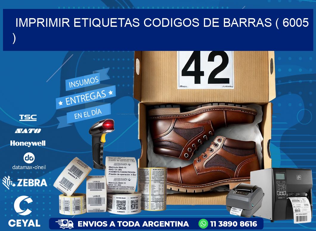 imprimir etiquetas codigos de barras ( 6005 )