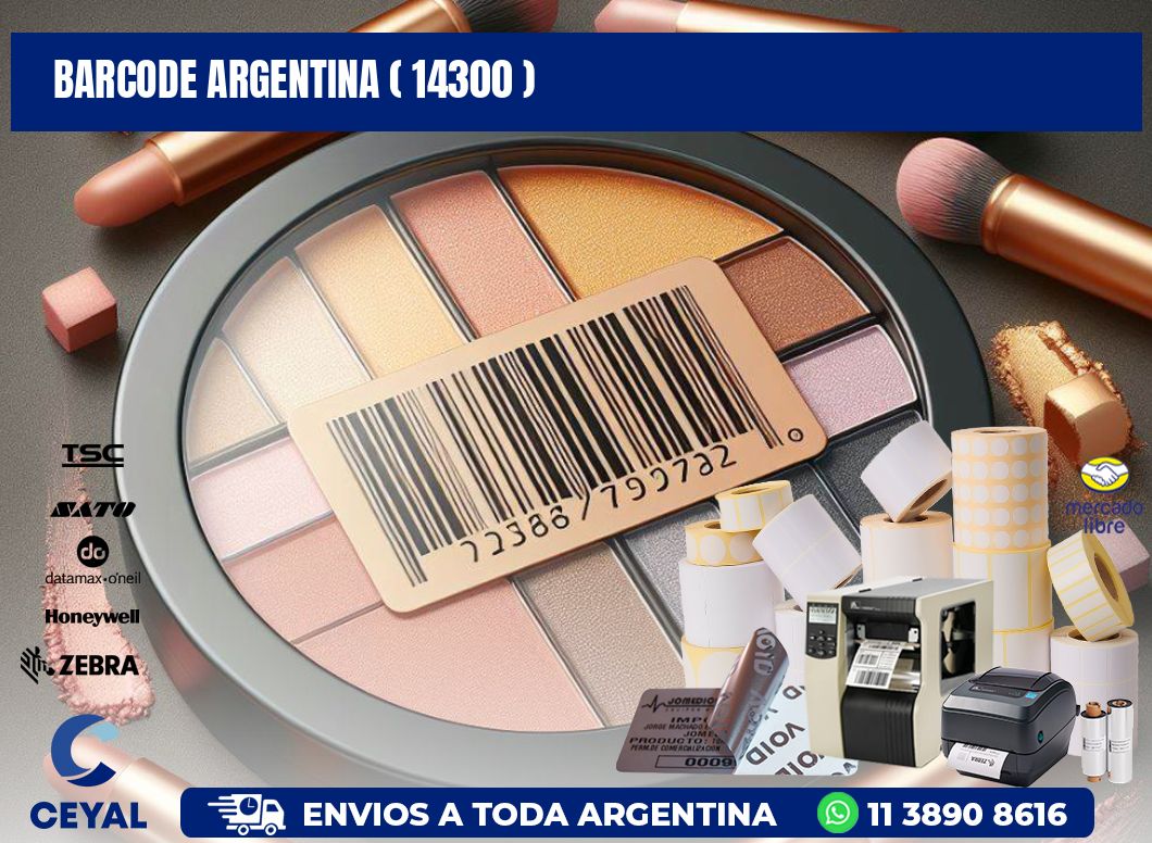 BARCODE ARGENTINA ( 14300 )