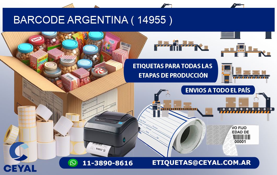 BARCODE ARGENTINA ( 14955 )