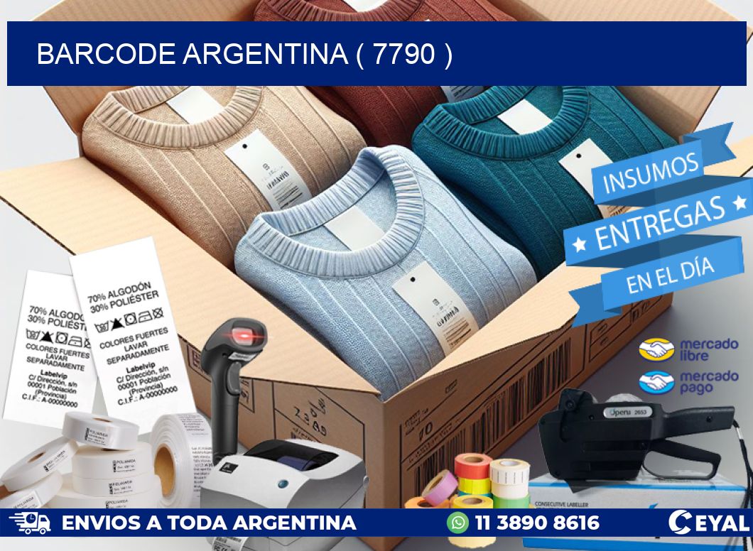 BARCODE ARGENTINA ( 7790 )
