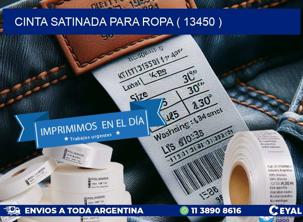 CINTA SATINADA PARA ROPA ( 13450 )