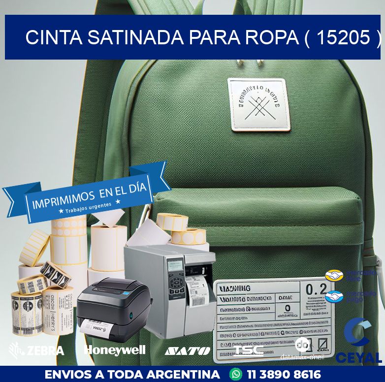 CINTA SATINADA PARA ROPA ( 15205 )