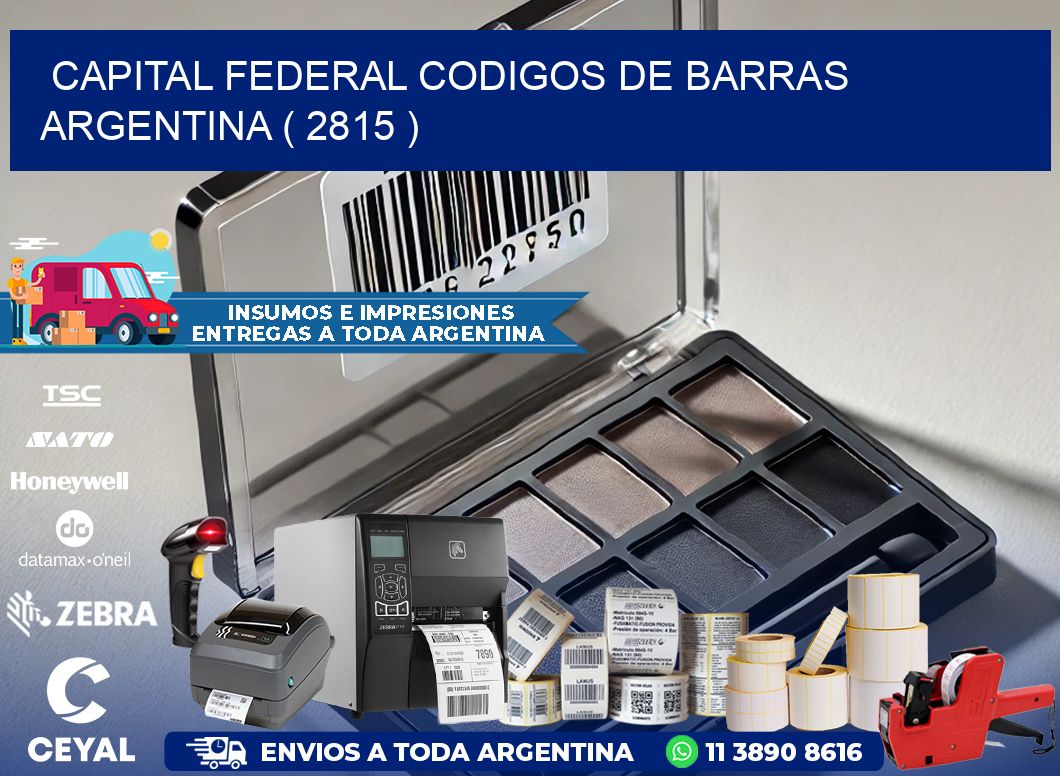 Capital federal codigos de barras argentina ( 2815 )