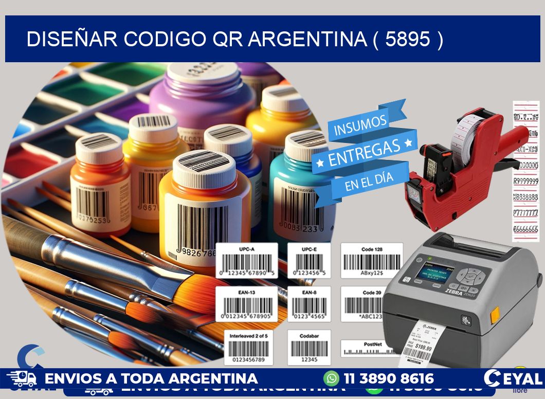 DISEÑAR CODIGO QR ARGENTINA ( 5895 )