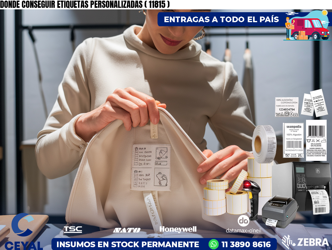 DONDE CONSEGUIR ETIQUETAS PERSONALIZADAS ( 11815 )
