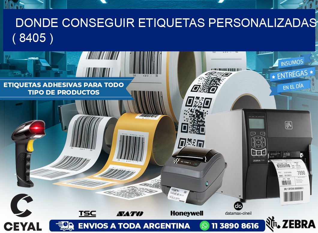 DONDE CONSEGUIR ETIQUETAS PERSONALIZADAS ( 8405 )