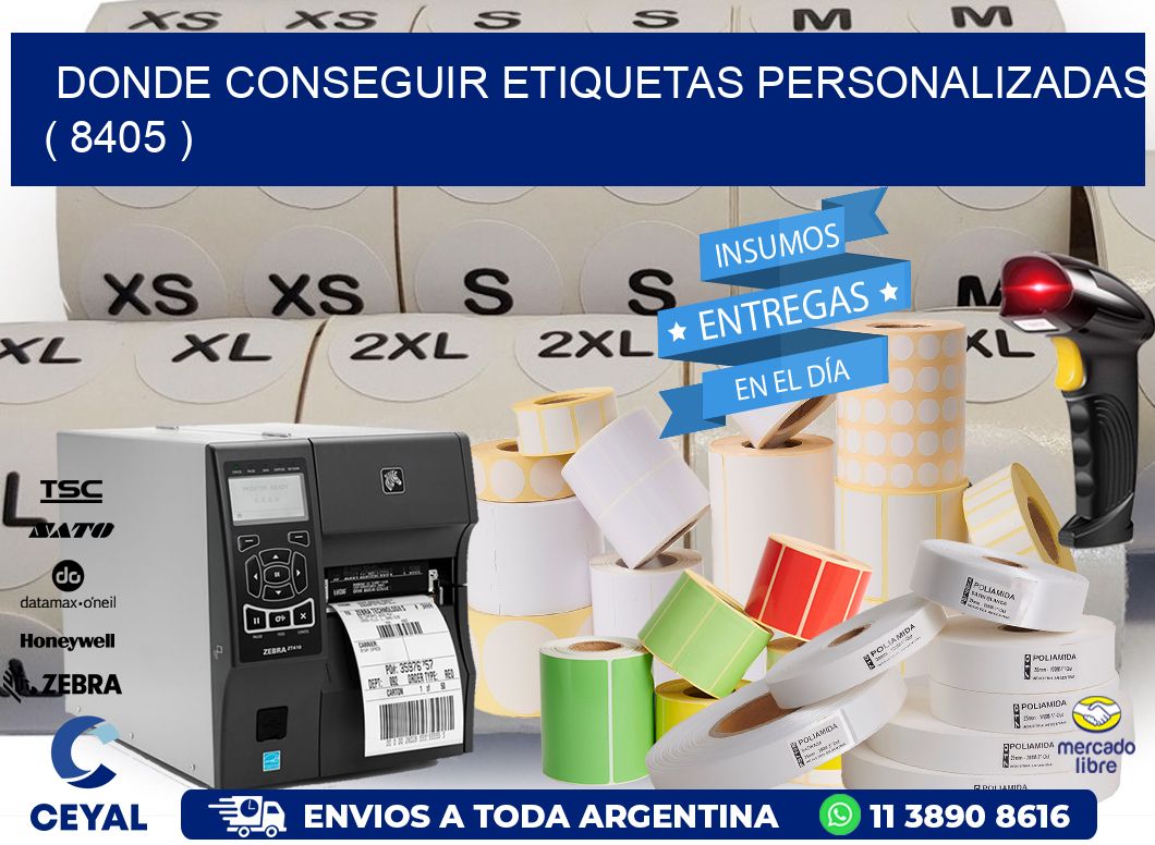 DONDE CONSEGUIR ETIQUETAS PERSONALIZADAS ( 8405 )