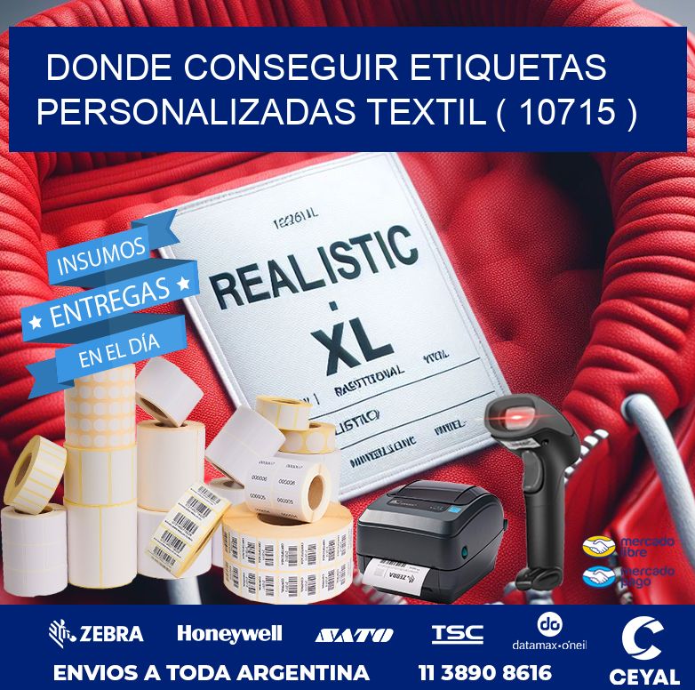 DONDE CONSEGUIR ETIQUETAS PERSONALIZADAS TEXTIL ( 10715 )