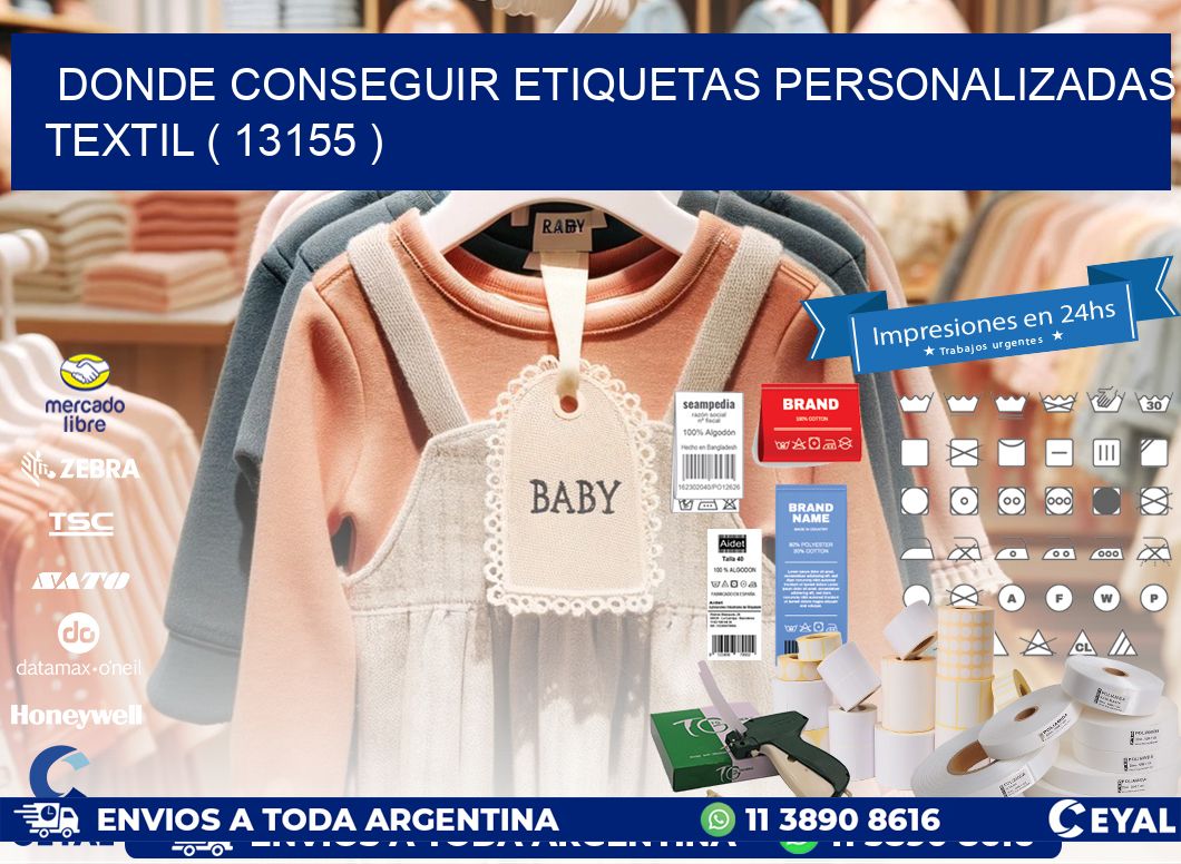 DONDE CONSEGUIR ETIQUETAS PERSONALIZADAS TEXTIL ( 13155 )